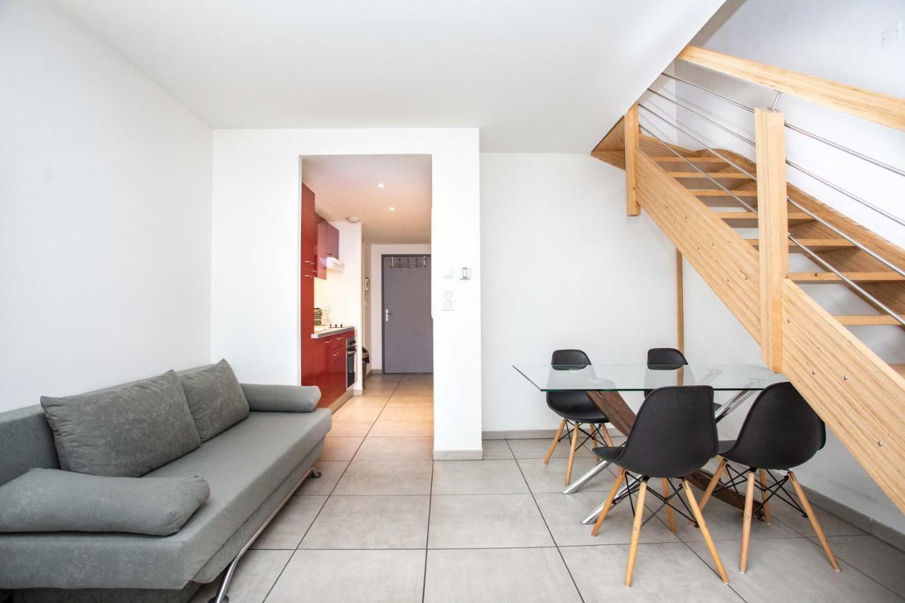 202 - Appartement Duplex Moderne - Jeanne D'Arc, Toulouse Eksteriør billede