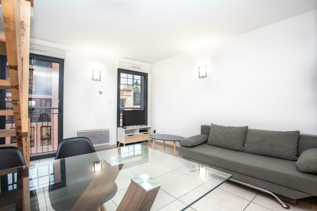 202 - Appartement Duplex Moderne - Jeanne D'Arc, Toulouse Eksteriør billede